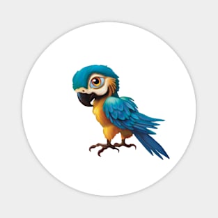 Blue and Gold Macaw T Shirt Magnet